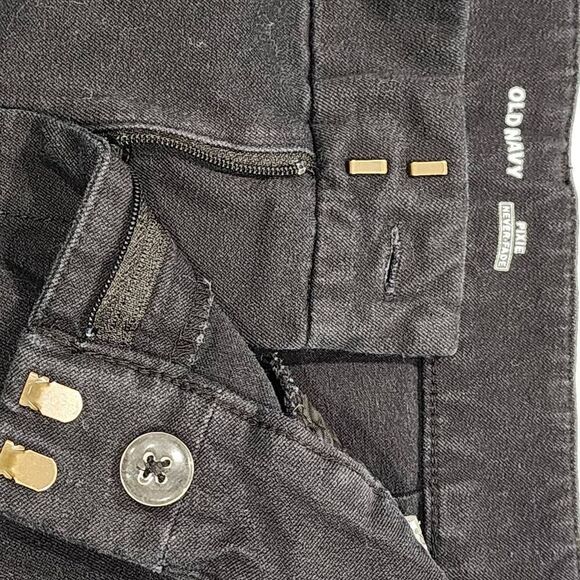 Old Navy Pixie Never Fade Pants Womens size 8 black Ankle - Picture 7 of 8